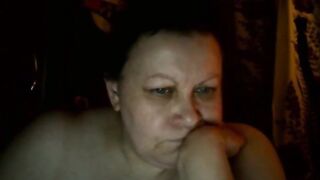 Sexy Russian aged mamma Maria play on skype