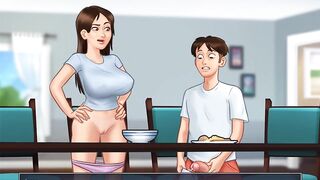 SummertimeSaga STEP-MAMA AND  STEP-SIS SHARING ONE RAMROD- PART 98