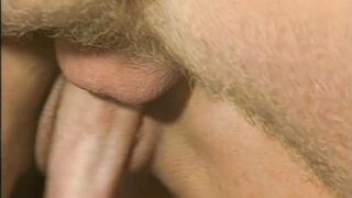 Short hair Mother I'd Like To Fuck got her bald vagina drilled - German amateur 80's retro