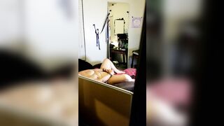 Caught Stepmom Banging herself for Work during Coronavirus Quarantine