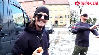 LETSDOEIT - Giant Bazookas German Mama Gets Banged In The SEX BUS nina vegas