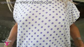 nippleringlover hawt mama pierced nipps play pulling nipp rings bizarre teat stretching