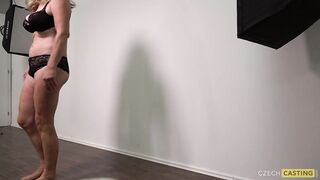 Aged, blond woman, Sandra decided to become a pornstar, cuz it sounds like tons of joy