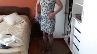 My older wife gets clothed to go to the motel for the 1st time with my most excellent ally