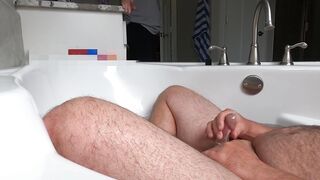 Used Fucking-Rubber Humiliation Cuckold asks Wife Permission to Masturbate - Need To Cum in Fuck-Rubber & Show Wife