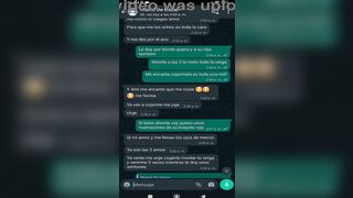 WHATSAPP CONVERSATION WITH THE MAMMA OF A ALLY