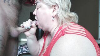 my stepson's ally cums in my throat and then in my snatch