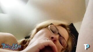 PAWG big beautiful woman mother I'd like to fuck Toxic Lilly Close Up BJ on Tyson Phoenix