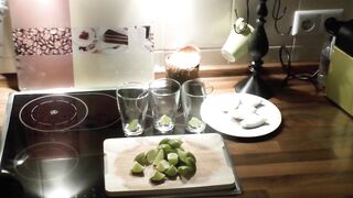 PAWG gets ejaculation on her butt