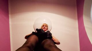 S&M game cum eating instruction