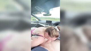 Pam & Ed Dirtiest Devon Amateurs Public outside outdoors dogging sex car pov car park public pov bitch large melons