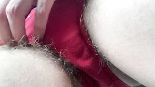 10 minutes of hirsute snatch in your face panty fetish large love button bush