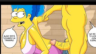 Marge Le Gusta Ser Follada en El Gym - Toon Porn