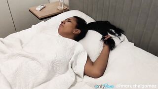 Stepmom with large boobs has juicy fantasies with her stepson