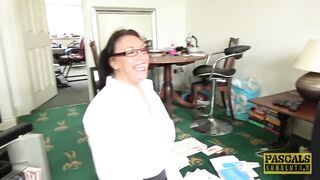 Breasty older Sabrina Jade enjoys to be screwed roughly