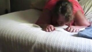 Letting herself be used (large knob, Large Weenie, Large Weenie, Large Schlong, Large Dong)