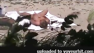 voyeur catches mother I'd like to fuck on a beach
