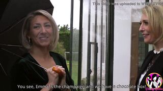 Blond Emma meets the mother i'd like to fuck Julie to share her 1st BBC