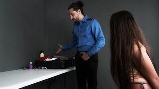 A TSA agent discovered my wicked toys in my bag and took me to his office