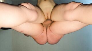 Screwing granny doggy position pov view from under