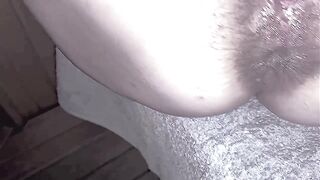 Public amateur sauna. Obedient whore likes to be banged in the anal. Massive curly anal opening.Hirsute Twat