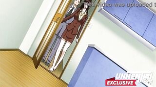 [EXCLUSIVE UNCENSORED HENTAI] Excited Mother I'd Like To Fuck Bangs Her Fresh Co-worker - UnHentai