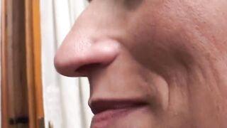 A insane mother i'd like to fuck goes to her partner to get her butt stretched with her favourite sex toy in the presence of the cuckold to view