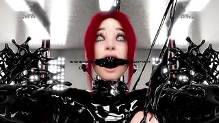 Redhead Mom in Latex Hardcore CG S&M