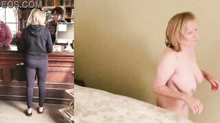 Hot Grandma Dressed and Unclothed