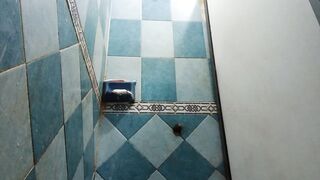 Preggy Fat Wife Taking A Shower