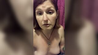 Post orgasmic voyage to the loo to squeeze a bit of pee out