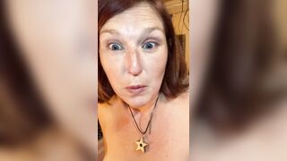 Kneeling on my couch for a POV vagina play but I started squirted likewise much and so had to stop n change poses