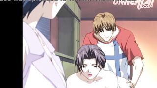 STEPMOM and STEPSON CAUGHT SCREWING by STEPMOM's stepSISTER –ENG Subtitles– Manga Uncensored