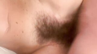 Shaggy Sara gets her shaggy snatch screwed