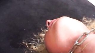 Old German lady gets her holes glad previous to sucking a ramrod