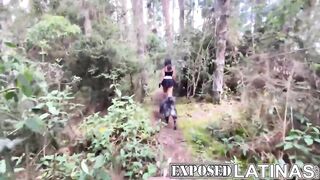 Knob hungry mother I'd like to fuck drilled hard outdoors