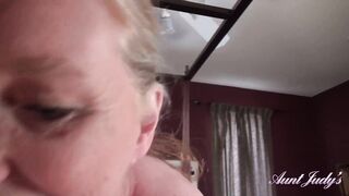 AuntJudys - A Morning Treat from your Older Stepmom Maggie (POV)