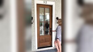 Housewife Mother I'd Like To Fuck Front Door Flashing