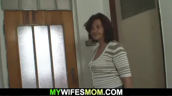 Smart old Stepgrandmother Rides his Weenie