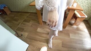 Aged Lesbos with Ding-Dong. POV