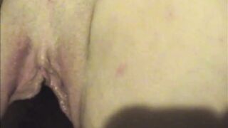 Jayne squirting during the time that I screw her with inflatable sex-toy then fill her with cum