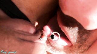 mother I'd like to fuck actress at Pornhub gets her pierced clitoris eaten out to climax