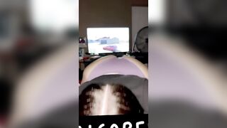 Cheating Girlfriend ignores bf texts just so that babe can keep deepthroating