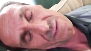 Granny Convinces Shy Teen To Suck Old Rod