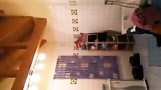 Chunky wife on baths spy web camera