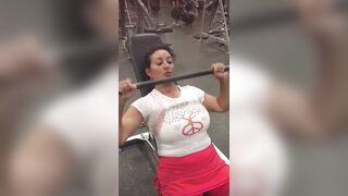 Persia Monir in the gym