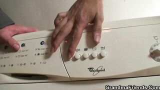 GRANDMA ALLIES - Wang-hungry granny drilled from one as well as the other sides