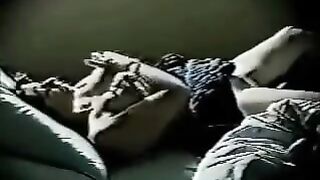 mother i'd like to fuck masturbate on couch in the night. Hidden livecam