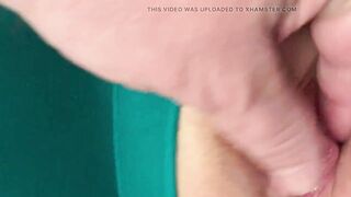 DJennerXX - Work out in green hose & cumming on 'em