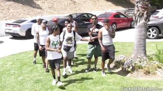 BBC Hotwife Bitch Gives Acces To All Her Holes As Her Spouse Watches - Penny Pax